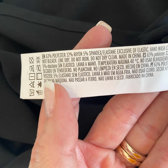 Forever 21 Black Spaghetti Strap Dress Size L - Picture 7 of 7